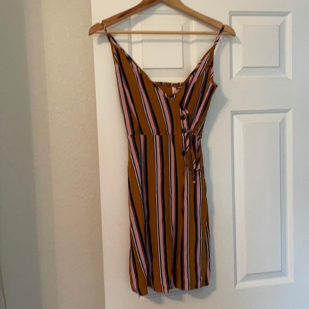 Orange Stripe Dress